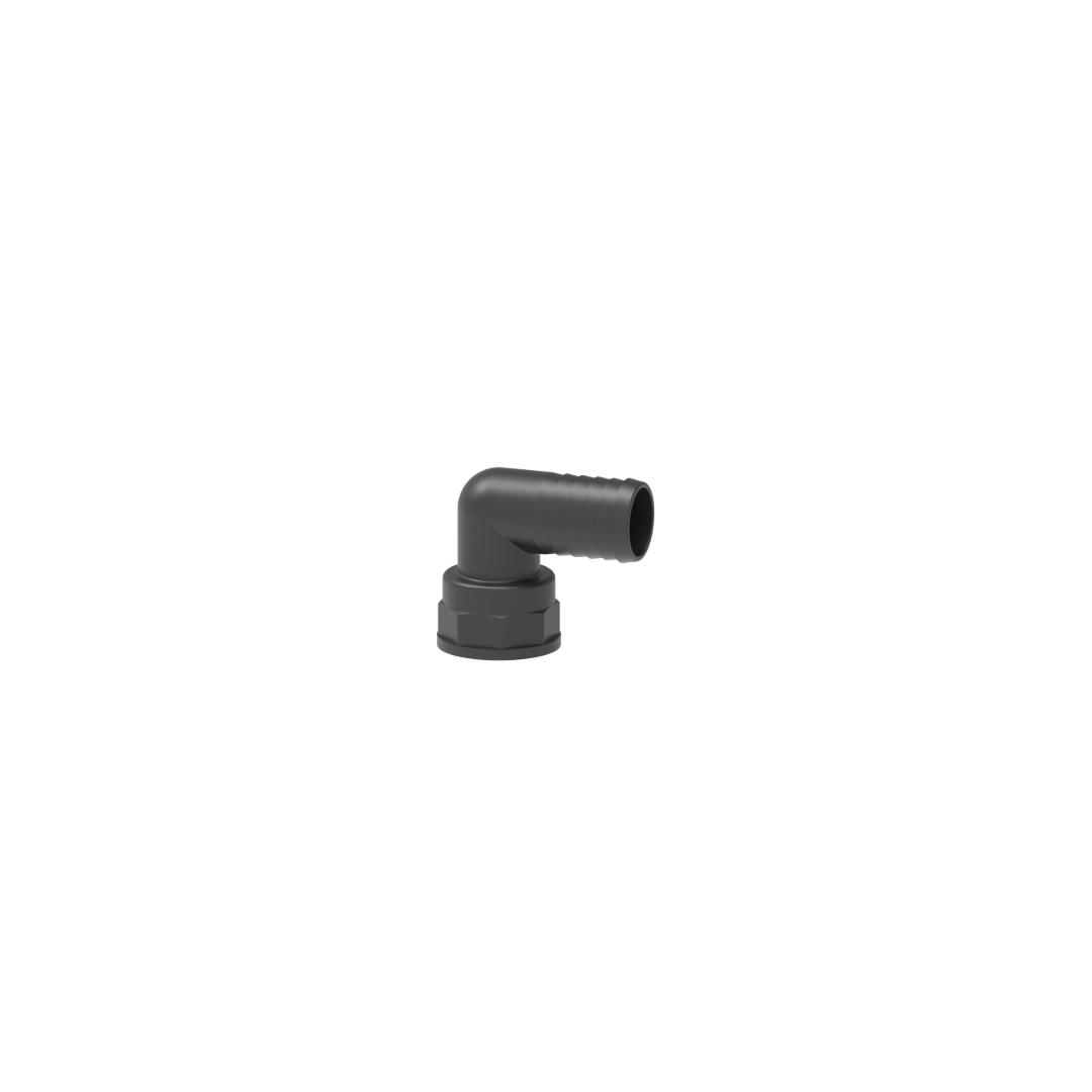 90 Degree Hose Fitting - Female Thread