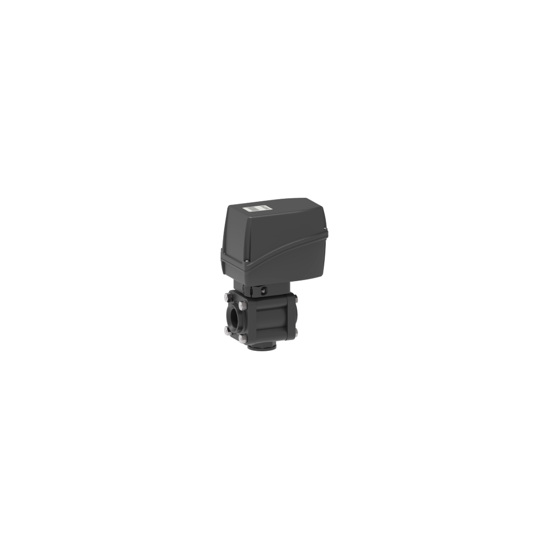 Electric Ball Valve Bottom Inlet Threaded Coupling